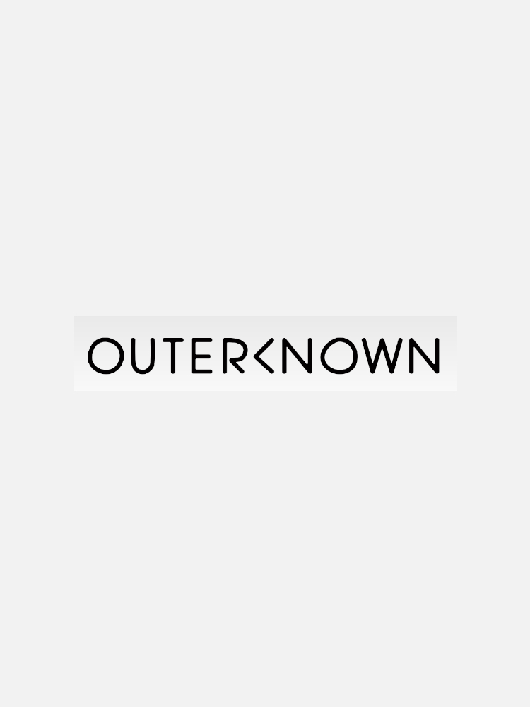 OUTERKNOWN" logo in black text on a white background.