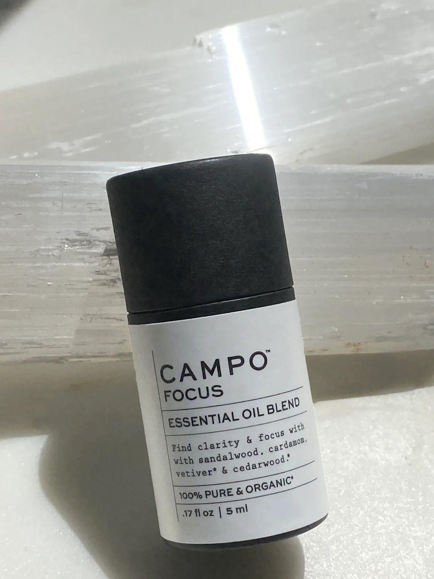 A CAMPO essential oil blend.