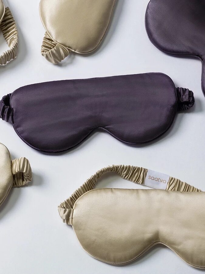 Saatva sleep masks.